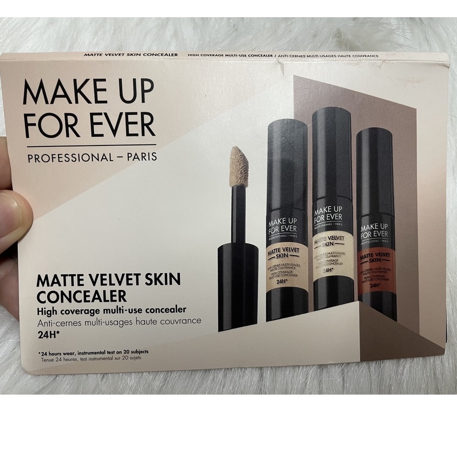 [CÓ BILL US] Sample mẫu thử Kem Che Khuyết Điểm Make Up For Ever Matte Velvet Skin Concealer