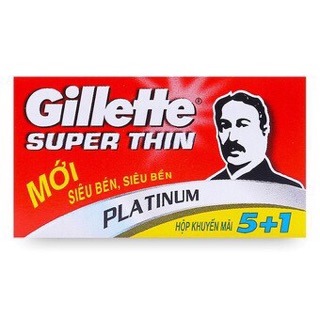 Hộp [5+1] lưỡi lam Gillette Super Thin