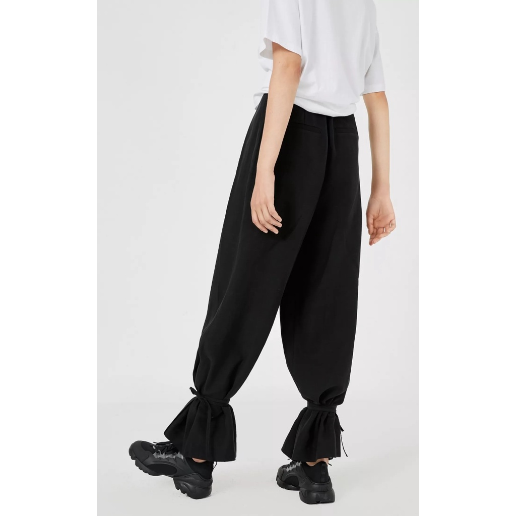 Vero Moda Quần Nữ Linen Thẳng Viền Cà Vạt Bằng Vải Lanh - Quần dài nữ 3203PL003