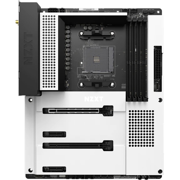 Bo mạch chủ Mainboard NZXT N7 B550 Matte ( Đen / Trắng)