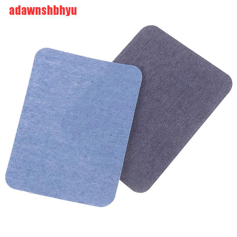 [adawnshbhyu] Bộ 6 Miếng Vá Quần Jean Cotton Hỗn Hợp 3 Màu Ủi Trên Denim