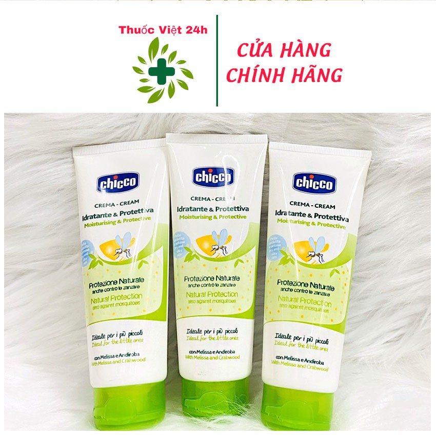 Kem Chống Muỗi Chicco Extra (Tuýp 100ml) - an toàn cho trẻ từ sơ sinh và mẹ bầu - thuocviet24h