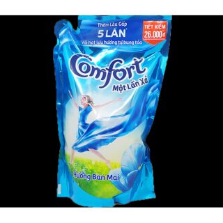 Nước xả vải Comfort 1 lần xả Hương Ban Mai túi 1.6L
