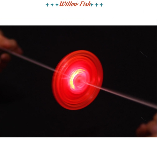 Đồ Chơi Con Quay Dây Có Đèn Led Phát Sáng Vui Nhộn Cho Trẻ Em