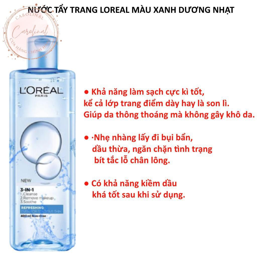 Nước tẩy trang Loreal L'Oreal Paris Micellar Water