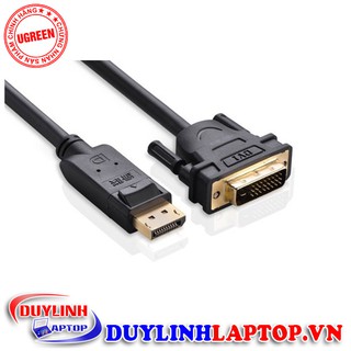 Cáp chuyển displayport to dvi dài 1.5m chính hãng ugreen 10243 - cáp displayport to dvi chất lượng cao