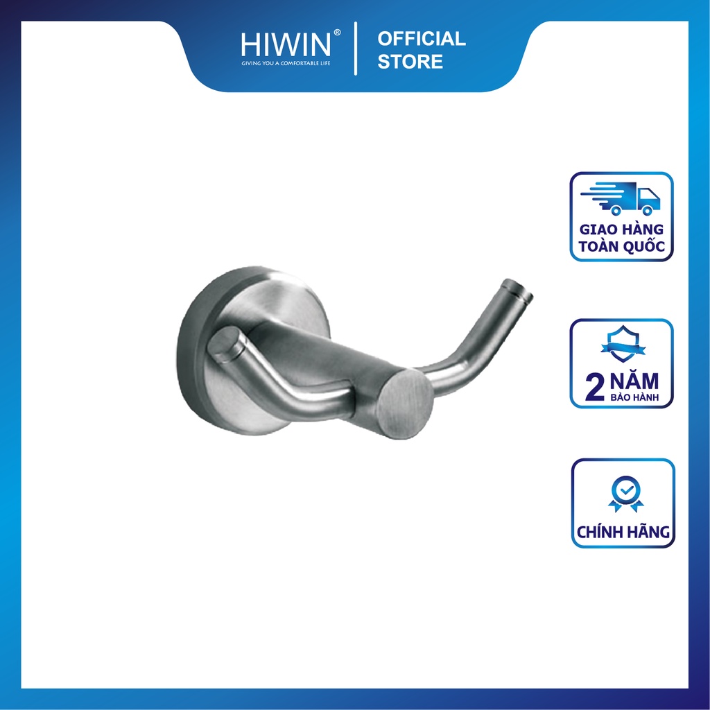 Móc treo quần áo chất liệu inox 304 mặt gương HIWIN Y-530