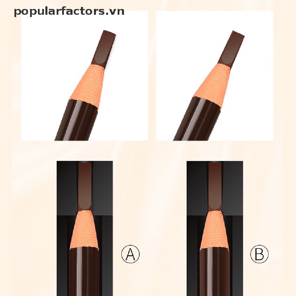 1 Đồ Chuốt Bút Chì Kẻ Lông Mày Chống Nước