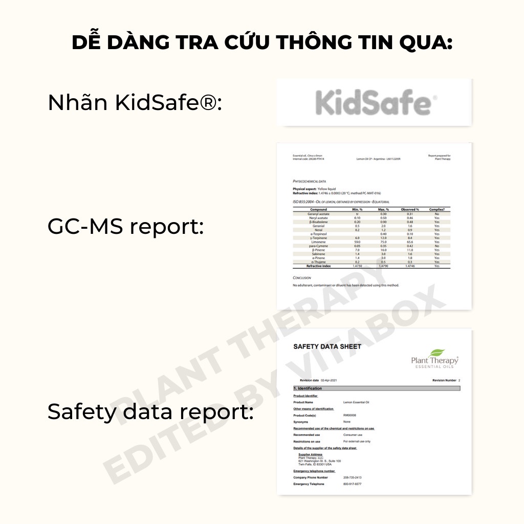 Plant Therapy - Tinh Dầu hữu cơ Bạch Đàn Chanh  - Organic Kidsafe essential oil