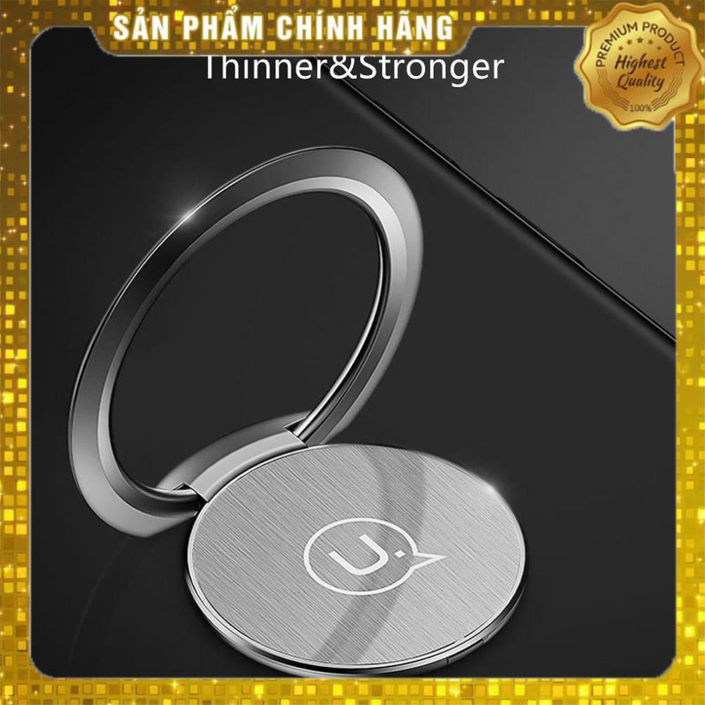 Giá đỡ iRing chính hãng Usams Spinner tích hợp hít xe hơi (Màu ngẫu nhiên)