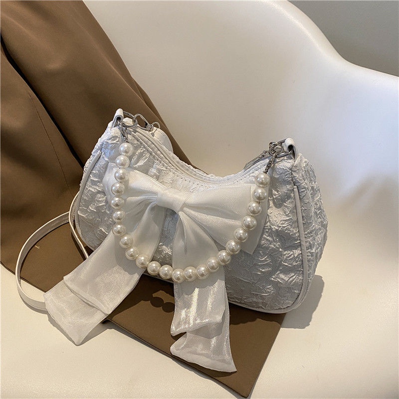 Túi Đeo Vai Thiết Kế Thắt Nơ Phong Cách Mới Mùa Hè 2022 Cho Nữ