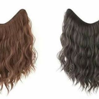 Tóc kẹp v xù ngắn