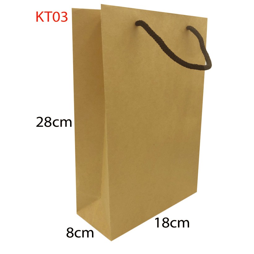 Combo 100 Túi giấy KT03 dày dặn