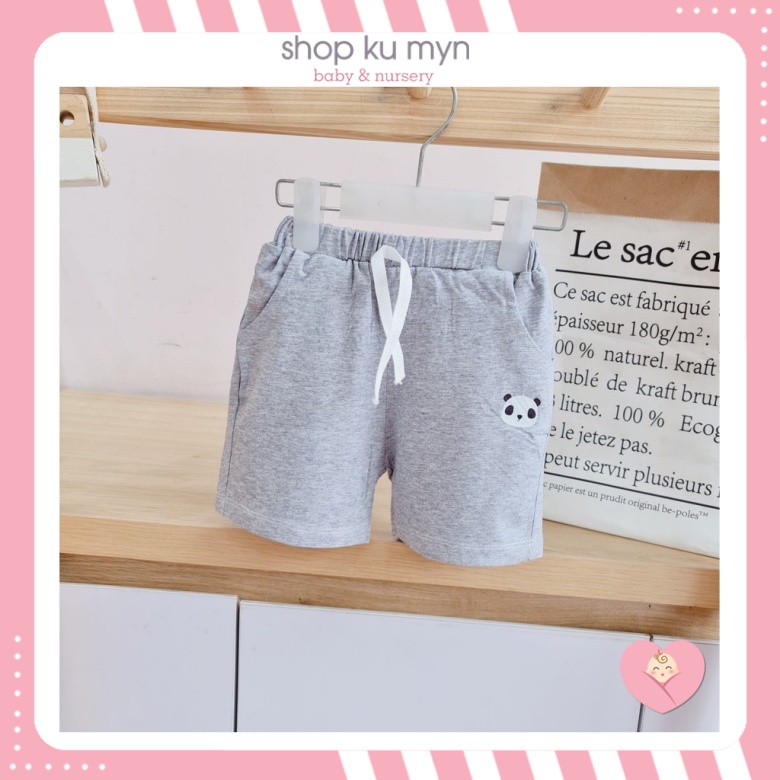 [Mã SKAMCLU8 giảm 10% cho đơn từ 100K] Quần đùi short cotton cho bé thun mềm chính hãng Ku Myn KMQ001