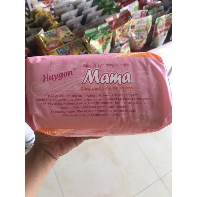 Băng Vệ Sinh Mama Cho Mẹ Sau Sinh Gói 12 Miếng