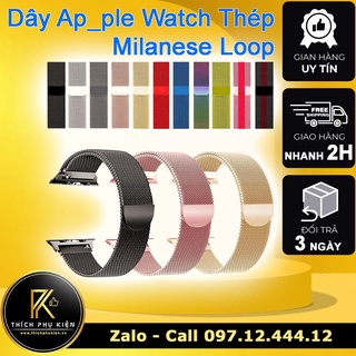 Dây Đeo Đồng Hồ AW Thép Nhuyễn Milanese Loop Xịn