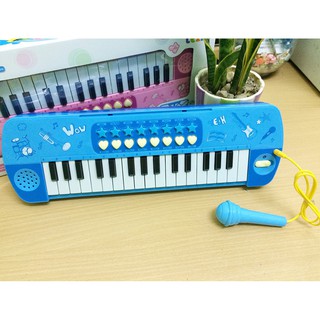 Đàn organ phím điện tử kèm mic hát nhạc dành cho bé PĐa Năng