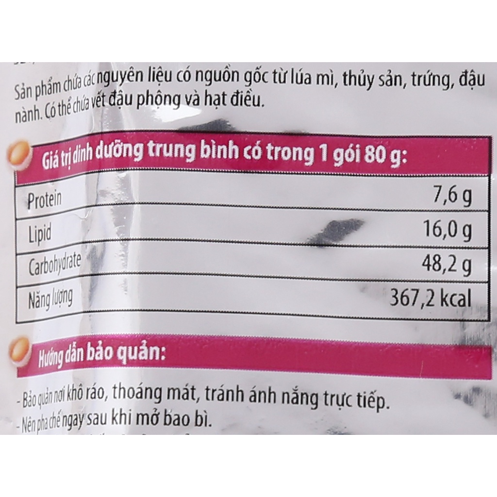 Lốc 5 gói mì khoai tây Omachi sườn hầm ngũ quả 80g