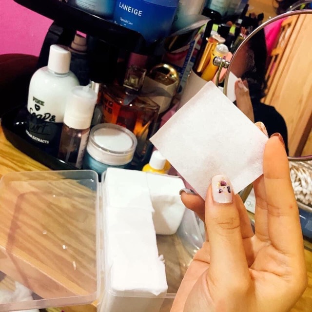 Bông tẩy trang miniso 1000 miếng