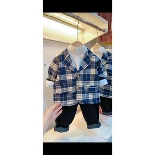 Set vest 3 chi tiết cho bé trai