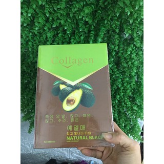 NHUỘM ĐEN COLLAGEN -PHỦ BẠC 99.9% TÓC BẠC (Không bám da đầu).
