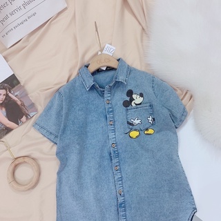 Áo bò cộc tay nữ thêu