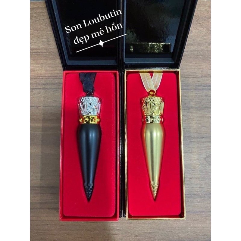 Son Louboutin chính hãng màu đỏ cam