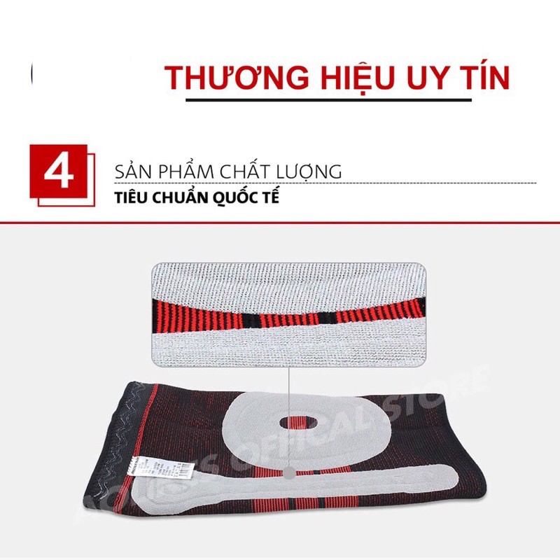 Đai Băng Gối Knee Support,đai Bó Gối Thể Thao Silicon Cao Cấp,có 2 Lò Xo Trợ Lực Hỗ Trợ Chơi Thể Thao