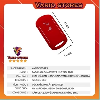 Bao khoá Smartkey HONDA thế hệ mới cho VARIO 150, AB, VISION 2019, LEAD