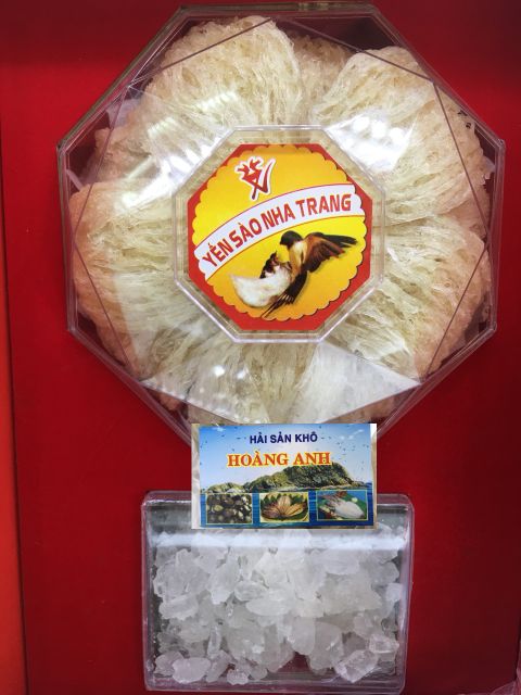 Yến sào nha trang.Set 50g / 100g yến rút lông (yến sơ chế)làm quà hộp nhung đẹp. | BigBuy360 - bigbuy360.vn