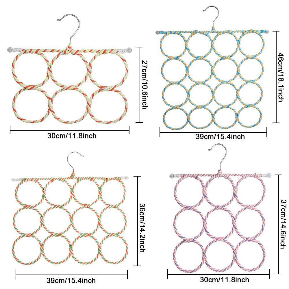 Móc Treo Khăn Choàng Đan Mây Đa Năng Tiết Kiệm Không Gian