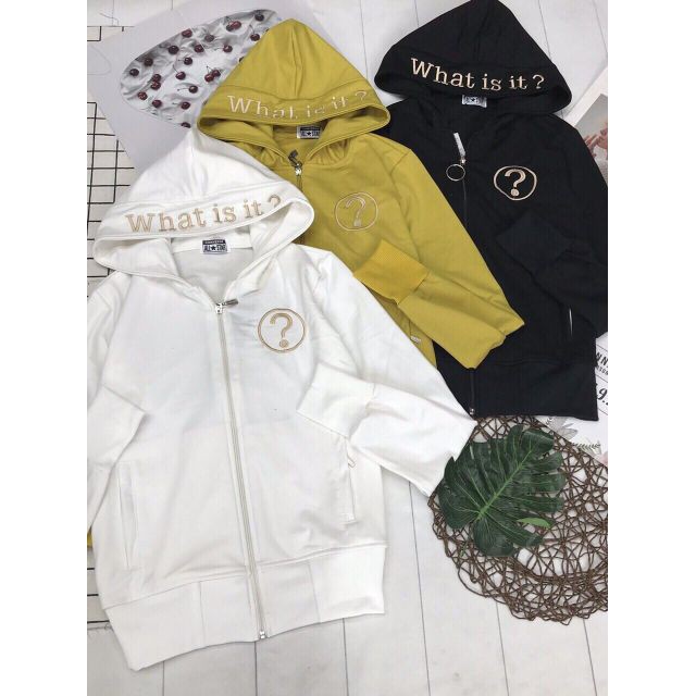 [Đẹp quá] Áo khoác nữ thun thêu hỏi đẹp xinh phối nón khoát mịn màng trẻ trung | BigBuy360 - bigbuy360.vn