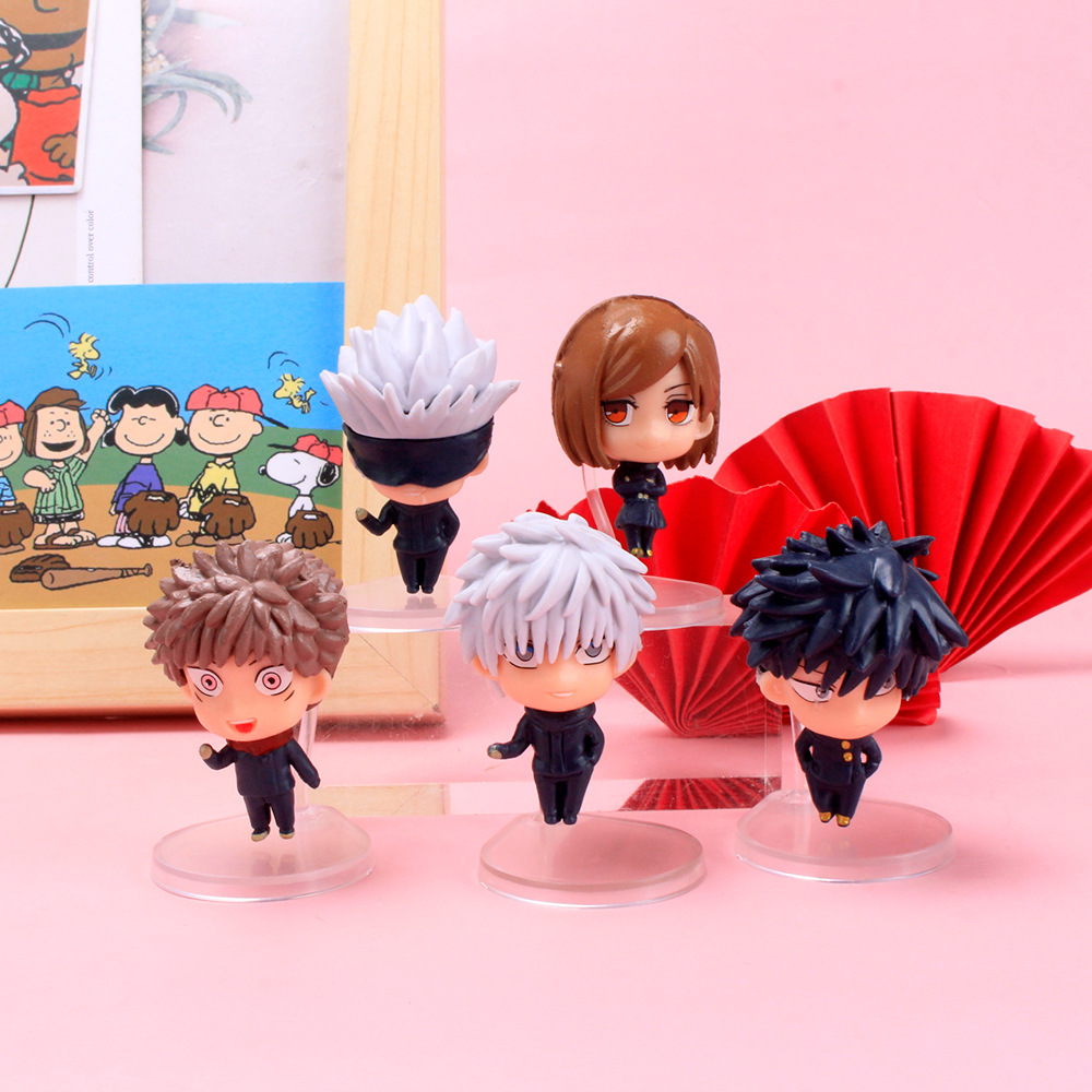 Set 5 Mô Hình Đồ Chơi Nhân Vật Hoạt Hình Jujutsu Kaisen