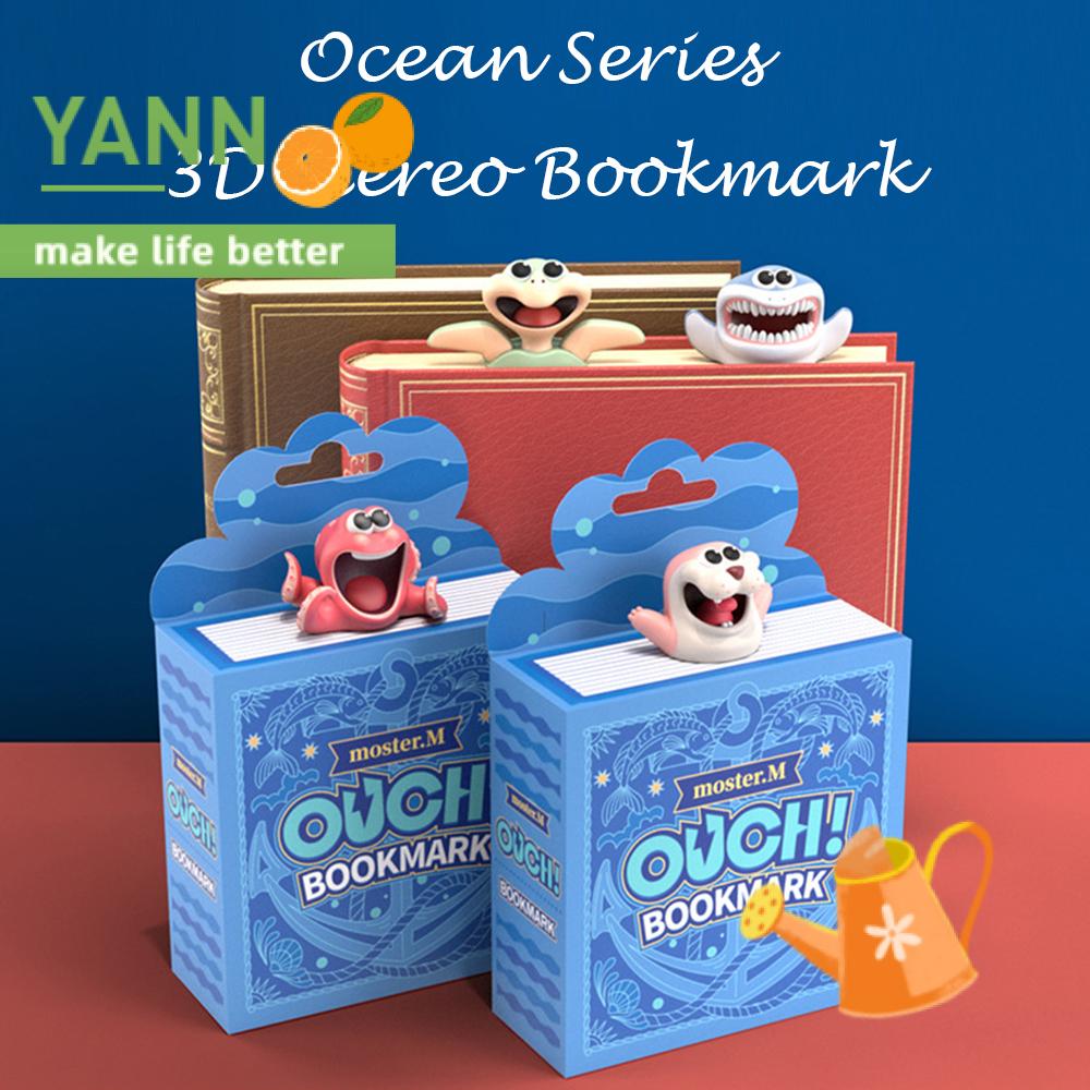 Phụ Kiện Đánh Dấu Trang Sách Họa Tiết Hoạt Hình 3D Độc Đáo