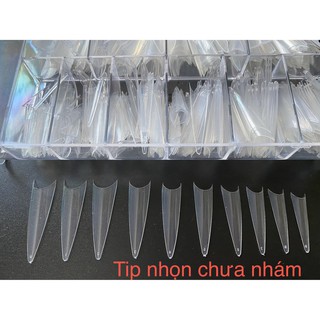 Hộp móng tip , móng nối form nhọn dài (500 móng)