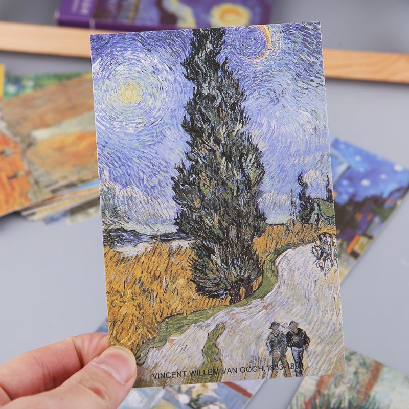 Set 30 Tấm Thẻ Bưu Thiếp In Hình Phong Cách Cổ Điển Độc Đáo