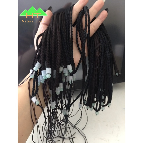 Dây dù đeo mặt đá phong thủy chốt titan loại to đẹp không phai màu