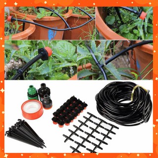 Bộ tưới nhỏ giọt tiết kiệm gồm 20 đầu tưới chỉnh được lưu lượng và đủ phụ kiện