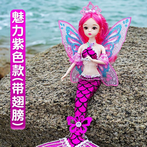 Búp Bê Barbie Nàng Tiên Cá Làm Thủ Công Chất Lượng Cao Cho Bé Gái