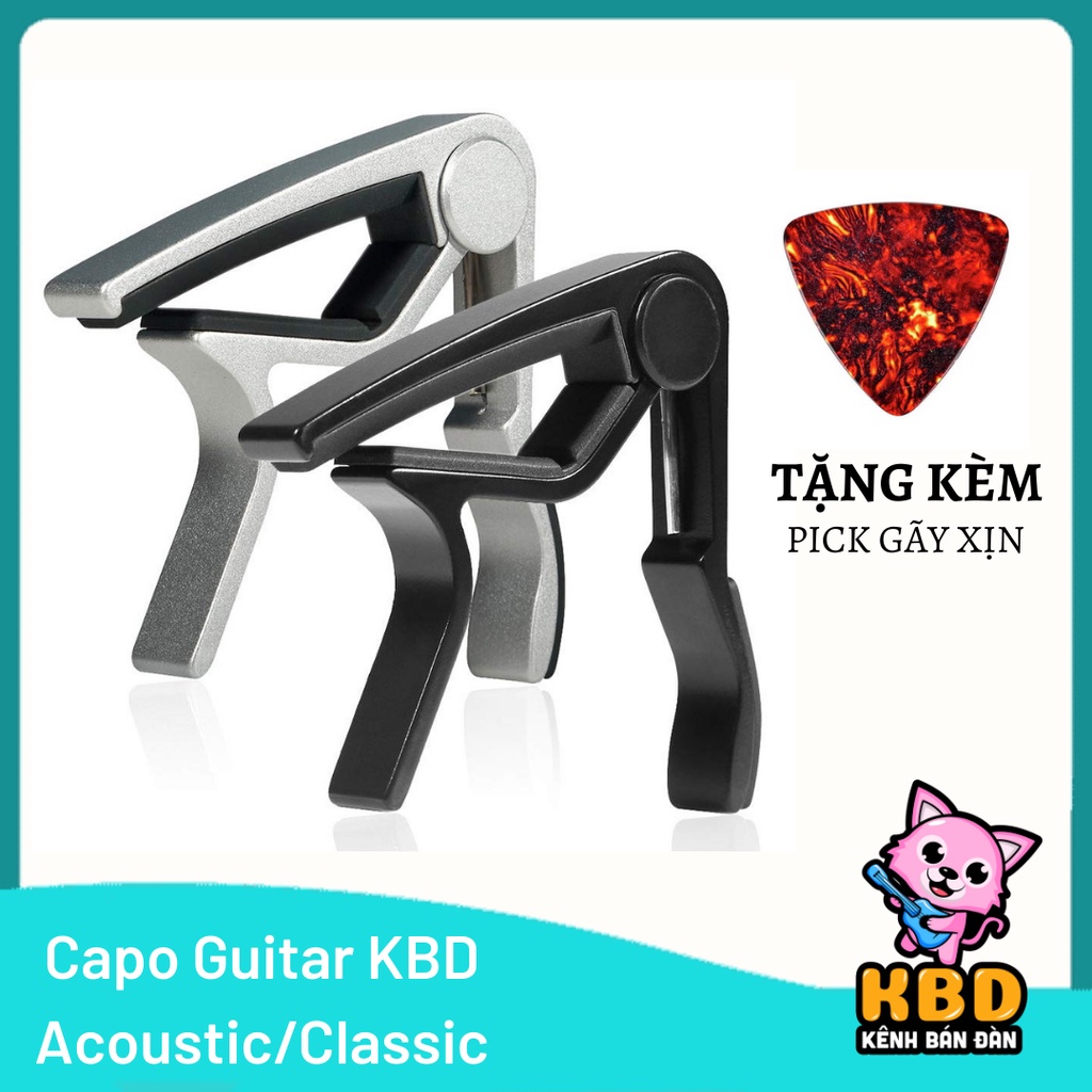 Capo guitar SẮT kẹp đàn Guitar Acoustic/Guitar Classic/Ukulele giá rẻ sinh viên