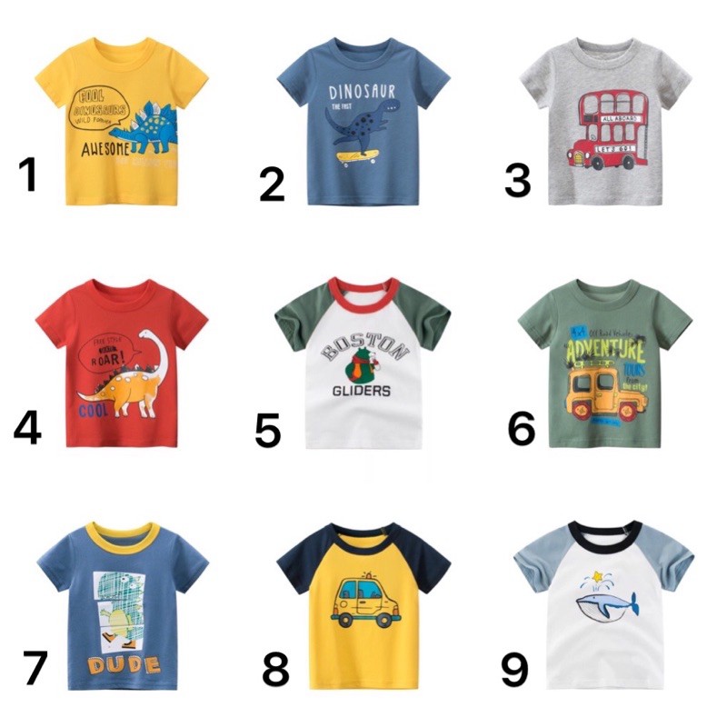 ( Siêu Rẻ ) ÁO 27KIDS CỘC TAY CHO BÉ (Mẫu 1-9)