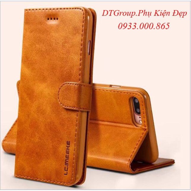 BAO DA KIÊM VÍ ĐỰNG MINI CAO CẤP DÀNH CHO IPHONE
