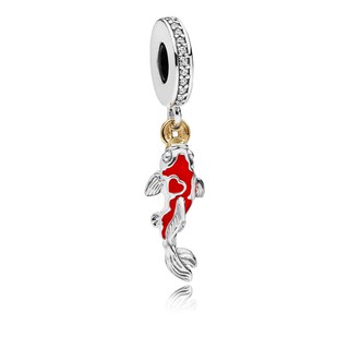 Charm cá Ko.i vàng - Bạc Thái s925 chuẩn