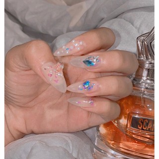 [ Nails Box ] Charm Gấu Mix Đá Như Ảnh