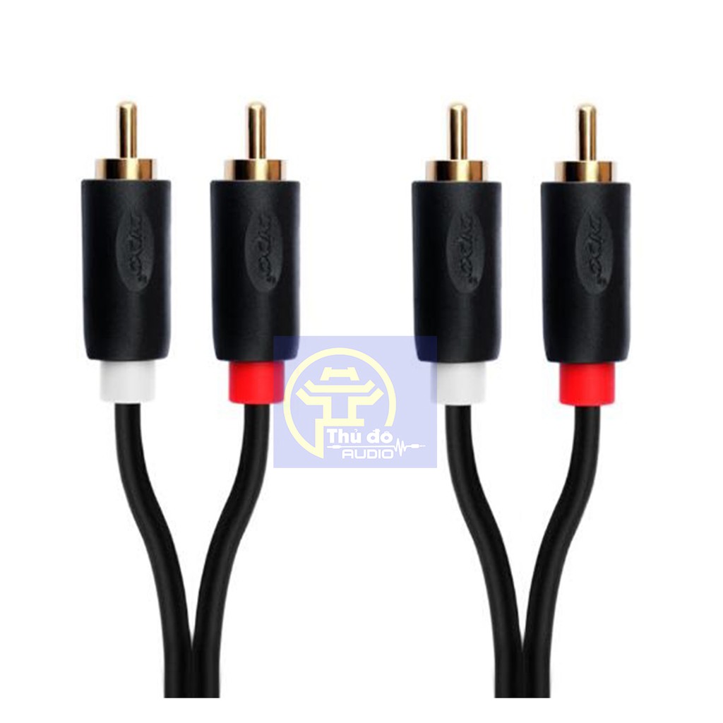 Cáp AV hoa sen 2 đầu RCA DIPO dài 1 mét