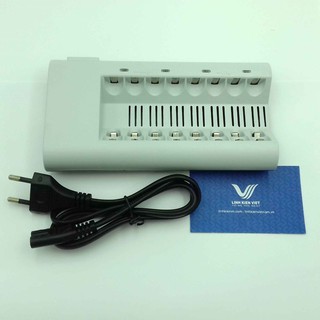 Bộ sạc pin AA 8 pin 1.5V / Bộ sạc pin tiểu 1.5V sạc 8 pin / Bộ sạc cho pin 1.5 8 pin