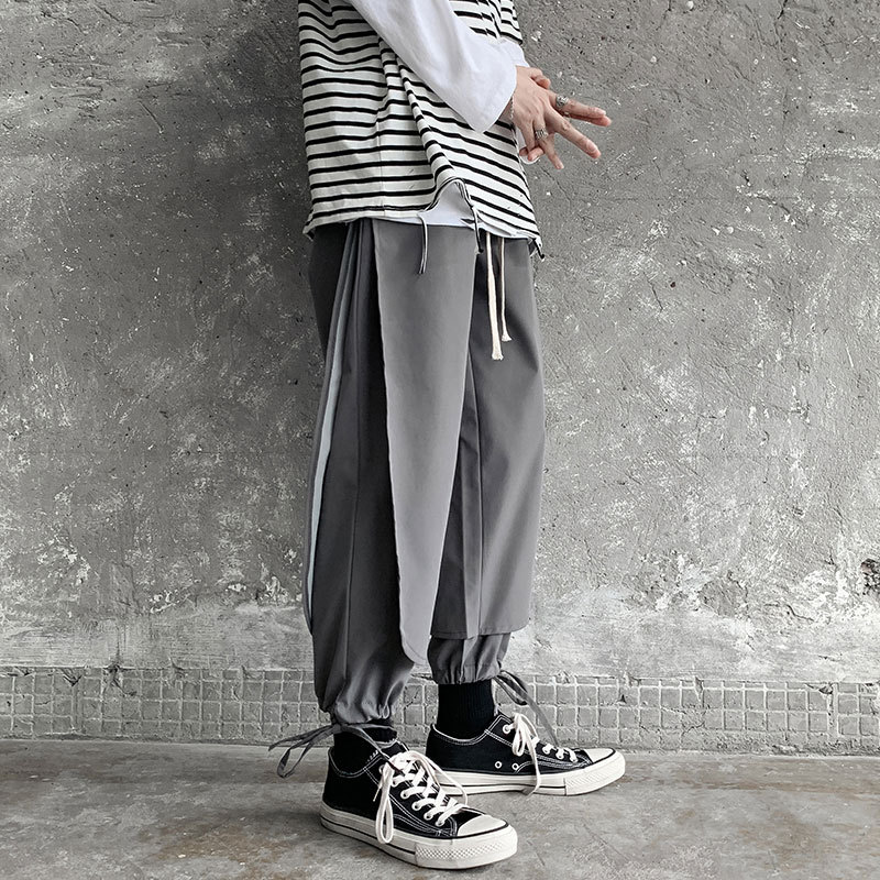 Quần Jean Dài Dáng Rộng Ống Suông Phối Lớp Ngoài Thời Trang Dành Cho Nam Tf1 | BigBuy360 - bigbuy360.vn