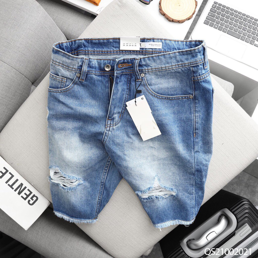 QUẦN SHORT JEAN NAM SKINNY