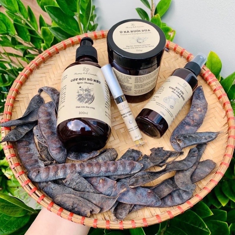 COMBO CỐT GỘI BỒ KẾT  GỘI BỒ KẾT + Ủ DỪA + XỊT BƯỞI + DƯỠNG MI