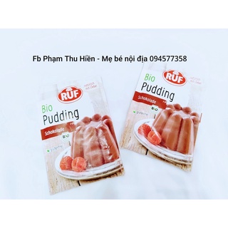 Pudding hữu cơ ruf đức - vị socola